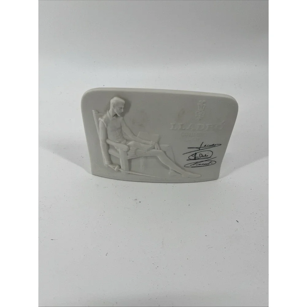 Lladro Daisa 1985 Bisque Display Plaque Don Quixote Collectors Society Signed